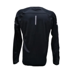 Combo Deportivo! Camiseta Termica Reflectiva Negro + Pantalón Cargo Negro