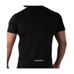 Remera Deportiva Hombre Negro + Brazalete Running en internet