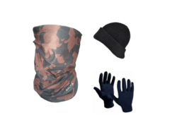 Combo Termico!! Cuello+gorro Lana+guantes Termicos (SAHARA)