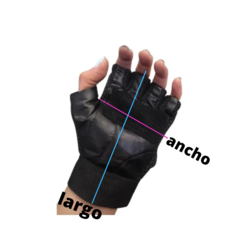 Guantes Simples Gym Entrenamiento + Guantes Con Muñequera - tienda online