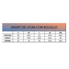 combo v!short con calza ng+short bolsillos gs - comprar online