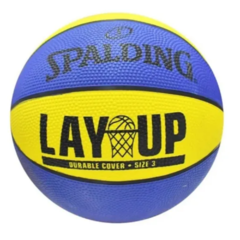 COMBO BASQUET! PELOTA SPALDING AZ/AMA N°3 + INFLADOR DRB - comprar online