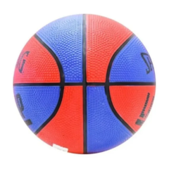 COMBO BASQUET! PELOTA SPALDING AZ/RJ N°3 + INFLADOR DRB - PASION AL DEPORTE