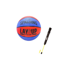 COMBO BASQUET! PELOTA SPALDING AZ/RJ N°3 + INFLADOR DRB