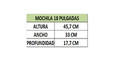 Mochila Independiente Tridente 18 pulg. - IN083 - PASION AL DEPORTE