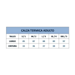 Calza Térmica Adulto X 2 Unidades - Caltera - PASION AL DEPORTE