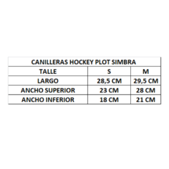 Canilleras Hockey Plot Simbra - Caniplot vde/az - comprar online