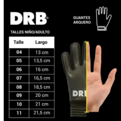 Guantes Arquero Drb Royal 22 Sr Con Varillas -4389 en internet