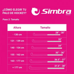 Palo Madera Hockey Simbra School + Canilleras Simbra Hockey - PASION AL DEPORTE