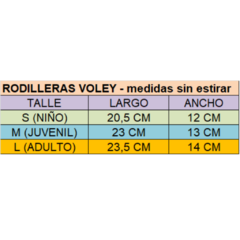 Rodilleras Voley Gold Color Negro - x 2 pares en internet