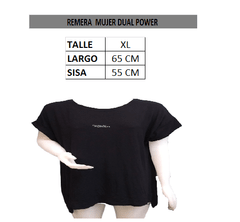 REMERA DEPORTIVA MUJER DUAL POWER SOLO XL VIOLETA - RDUAL en internet