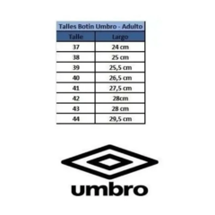 BOTIN ADULTO UMBRO ATTAK II MARINO/ROYAL - 999745 - tienda online