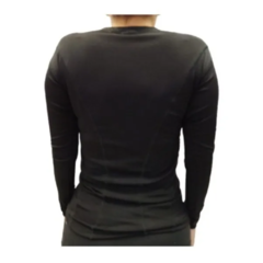 Camiseta Térmica Mujer Deportiva Negra + Calza Térmica Negra - PASION AL DEPORTE