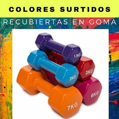 Combo gym! tiraband (int.med)+2 mancuernas (1kg c/u) - comprar online