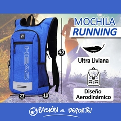 Mochila head running bici trekking az 12 lts - 20958 - comprar online