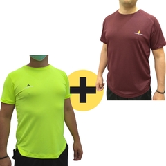 Combo Depo! 2 Remeras Deportivas Urblux - Ama/bor