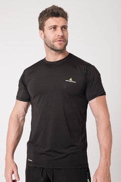 Remera Deportiva Hombre - Negro - Rehodry - tienda online