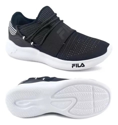 Zapatillas Hombre Fila Trend Negro y Blanco con Medias Gratis - 1012246 en internet