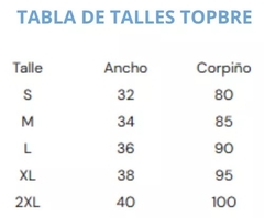 Top Deportivo Mujer Con Breteles Family Sport - TOPBRE Azul - comprar online