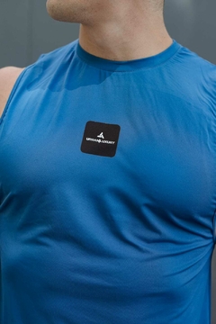 Imagen de Musculosa Deportiva Entrenamiento Proye Azul - Muscuproye