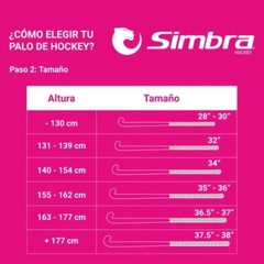 PALO HOCKEY EVO PRO 1000 FIBRA CARBONO SIMBRA - EVOPRO1000 - PASION AL DEPORTE