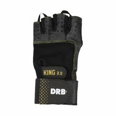 Combo!! Guantes Gimnasio Fitness Drb King Y Straps Mir Ngro - 2289GKING - PASION AL DEPORTE