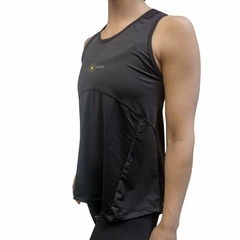 Musculosa Free Deportiva Negro Urban Luxury DryFit - MUFEEDRY - PASION AL DEPORTE