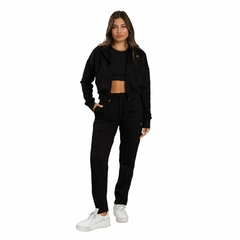 Imagen de Campera Brooklin Deportiva Algodón Rústico Verano Dama Negro - CBROOK