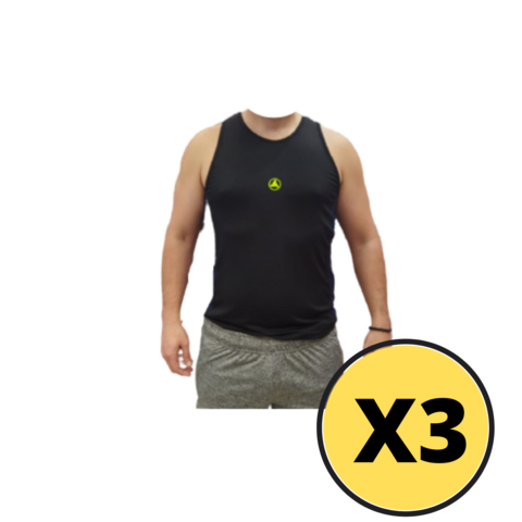 Musculosa Deportiva Hombre X3 UNIDADES- MUSCUR2