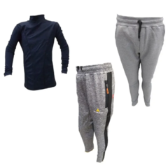 Combo GS Niño!pantalon Algodon+pantalon Lycra+ Camiseta Termica