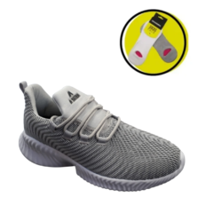 Zapatillas Mujer A Nation Leap Gris + MEDIAS GRATIS!