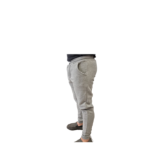 PANTALÓN ALGODÓN CON PUÑO ADULTO GRIS - PAPUA20 - comprar online