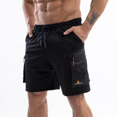 Pantalón Lycra Deportivo Hombre Plyp+ Short Cargo Bolsillos - tienda online