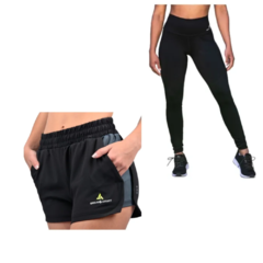 Calza Deportiva Gym Mujer Urban Luxury +short Microfibra