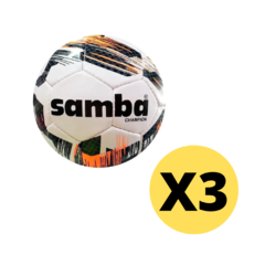Pelota Campo Champion Nro 5 Samba x 3 unidades - comprar online