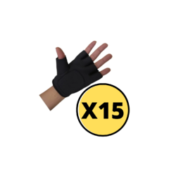 Guantes Fitness Hombre Mujer Talle Adulto Saibike- x 15 pares