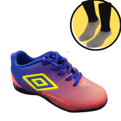 Botin Umbro Niño Speed Sonic Nj 886583+ medias gratis!!