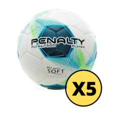 Pelota Futsal Penalty Por mayor X 5 unidades - 511297