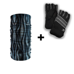 Cuello Térmico Salpá Vijaya Multiuso + Guantes Abrigados