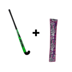 Palo Hockey Madera Tk Midi Talle 34 +funda Estampado Surt