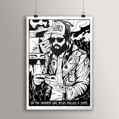 POSTER STONED JESUS - comprar online