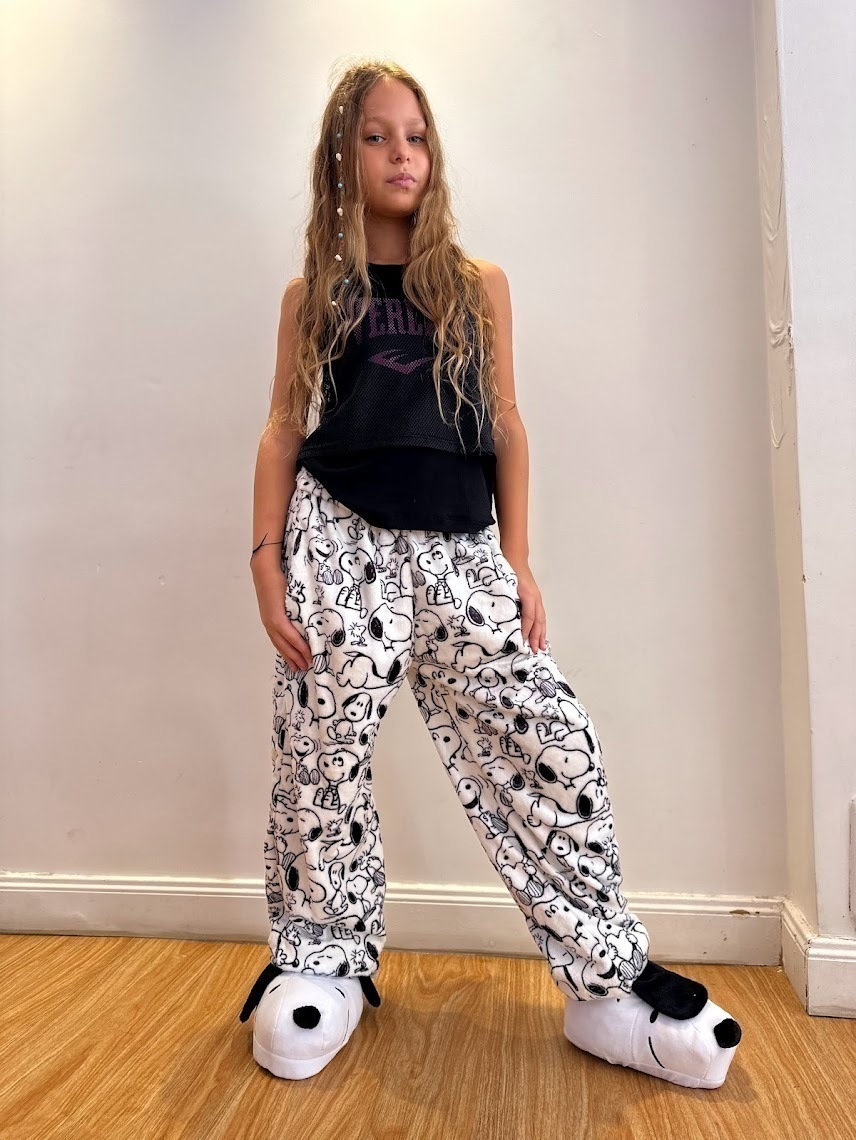 Pantalon Snoopy Print caricatura TOGGERY