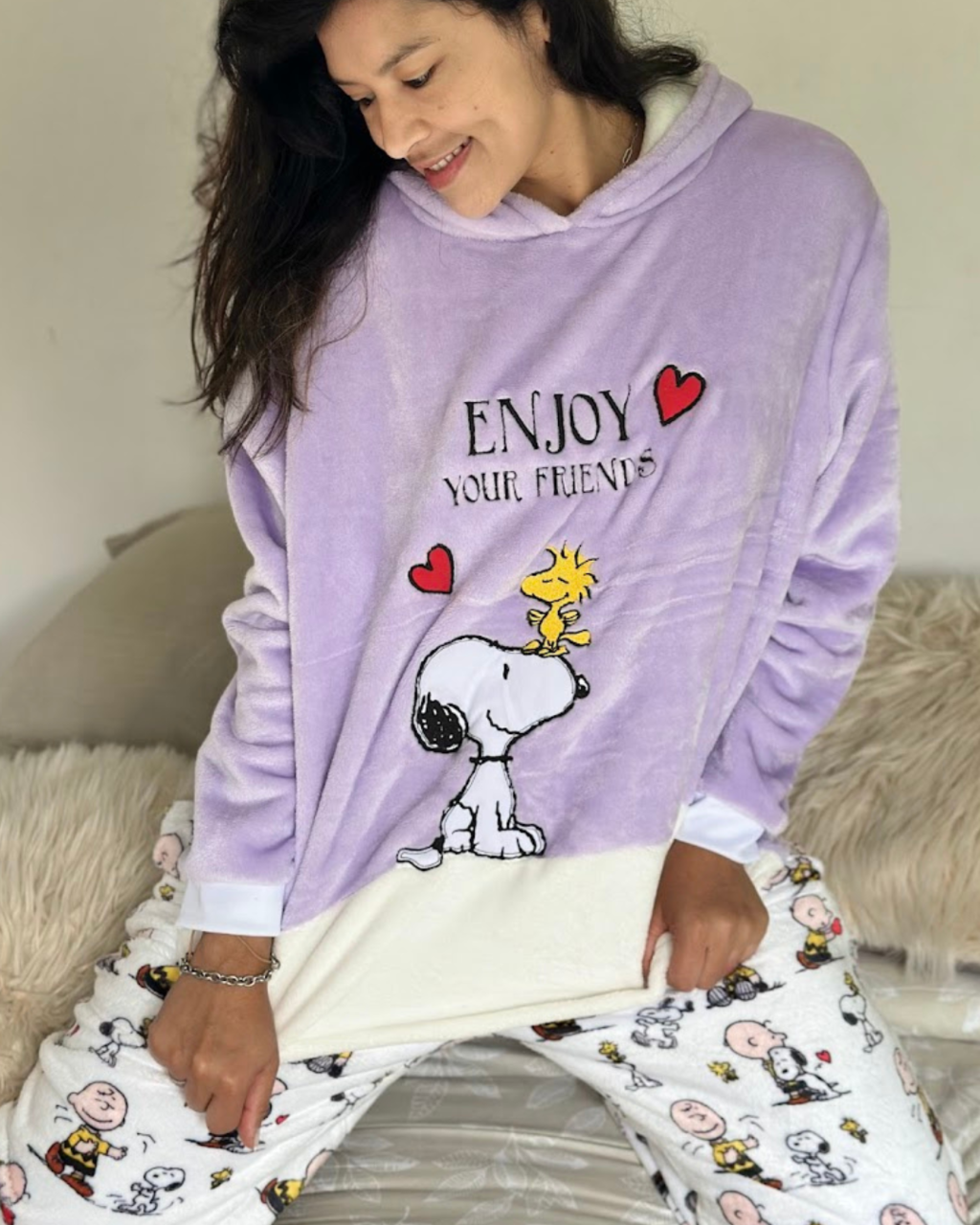 Pantalon Snoopy Print love snoopy copia