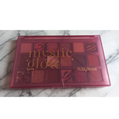 PALETA SOMBRAS MYSTIC GLOW RUBY ROSE (Con falla en la tapa) - Reka Beauty Shop