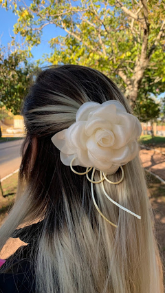 Flor De Cabelo - Marfim