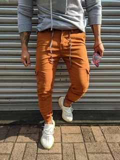 Calça Jeans Jogger Caramel