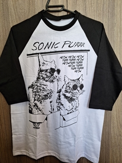 CAMISETA RAGLAN SONIC PURRR (MANGA 3/4)