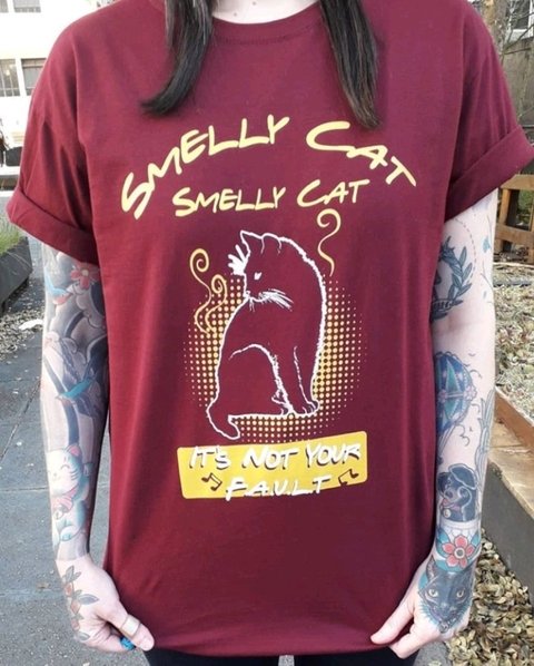 Camiseta smelly cat deals