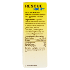 Rescue Night Dropper 10ml (GOTAS) na internet