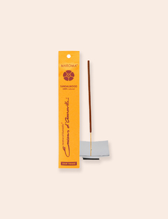 Incenso De Vareta De Sandalwood (Maroma Encens D'Auroville - Stick Incense - Sândalo - 1 Pack Of 10 Sticks